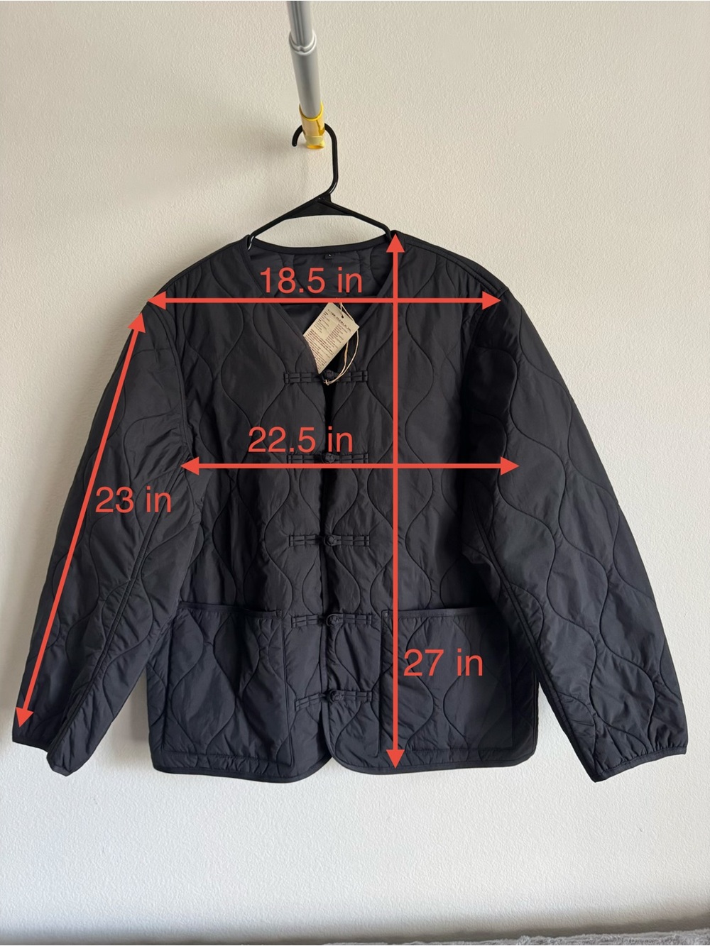 Muji Tang Black Quilted Jacket - Picture 5 of 15